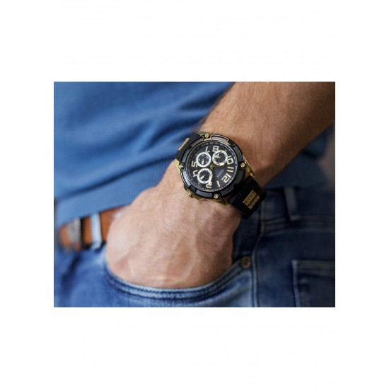 Guess Heren Horloge zwart double gw0051G2 - 59725 Guess Heren Horloge zwart double gw0051G2 - 59725